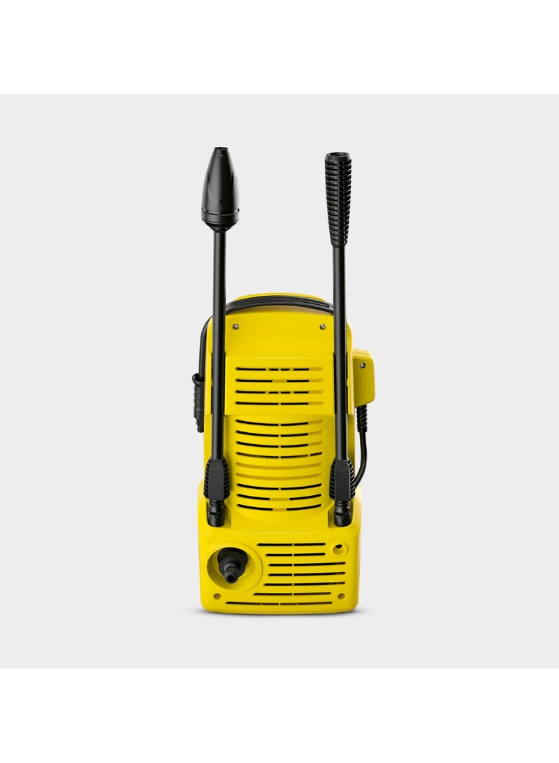 Kärcher K2 Compact High Pressure Washer - 110 Bar  -  Max Flow Rate 360 (l/h) - 1400W  - Lightweight & Portable - Quick Connect System - Dirt Blaster -  4m Hose – 1.673-500.0 - Image 2